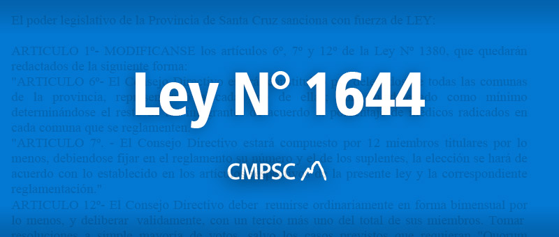 Ley N° 1644 | Modificatoria a la Ley 1380