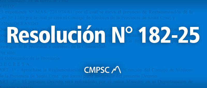 Resolución 182-25 | Valores Hora Médica – Junio 2025