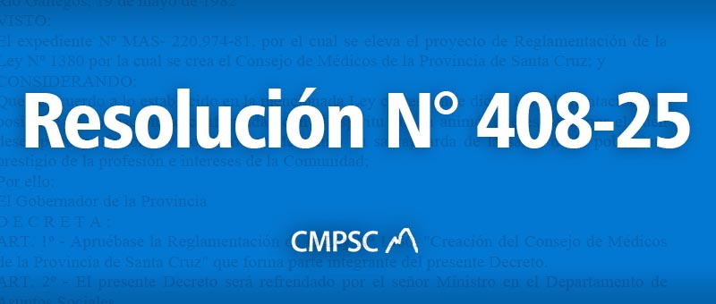 Resolución 408-25 | Honorarios Médicos: Diciembre 2025