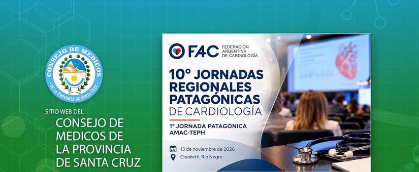 10° Jornadas Regionales Patagónicas de Cardiología: encuentro científico reunirá a profesionales de toda la región